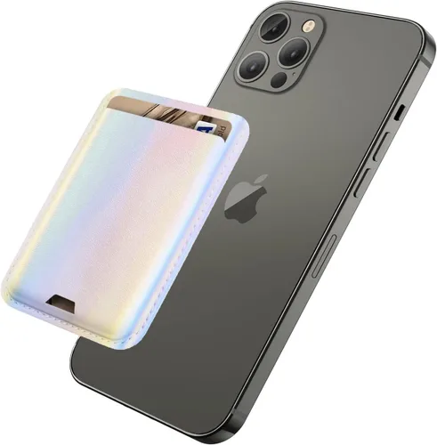 Vista 31 de Cartera magnética iLodn compatible con MagSafe para iPhone 17 16 15 14 13 12 Pro Max Air Plus, tarjetero Mag 3 Safe adhesivo para accesorios