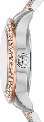 Vista 2 de Michael Kors Reloj de cuarzo Liliane para mujer con correa de acero inoxidable