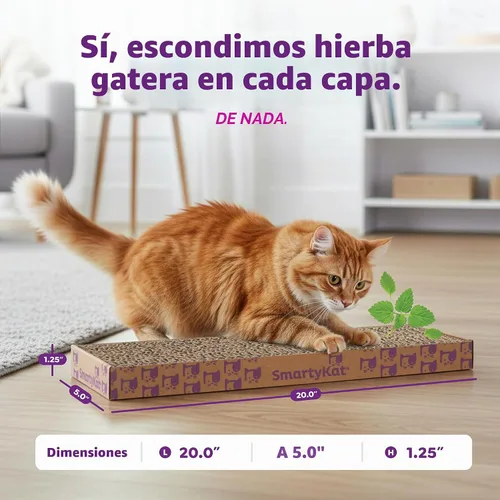 Vista 3 de Rascador corrugado SmartyKat para gatos