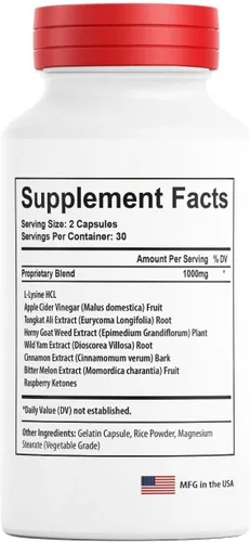 Vista 2 de (1 paquete) Glykera Gluco Cápsulas con ingredientes naturales (60 cápsulas)