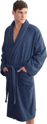 Vista 6 de Linum Home Textiles - Bata de baño unisex 100% algodón turco, color rosa, XL, pata de gallo, L XL