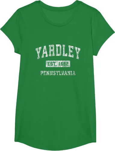 Vista 46 de Yardley Pennsylvania PA - Camiseta de manga corta, diseño deportivo