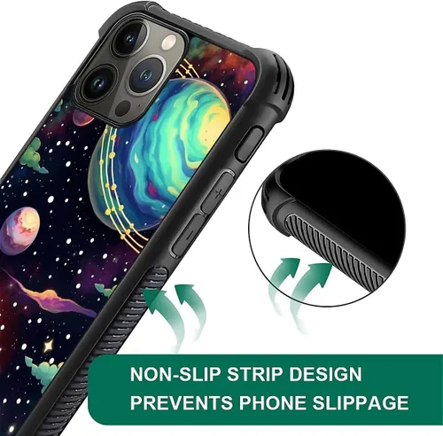 Vista 768 de Funda compatible con iPhone 15, diseño de elefantes africanos, diseño increíble a prueba de golpes, antiarañazos, carcasa trasera de policarbonato