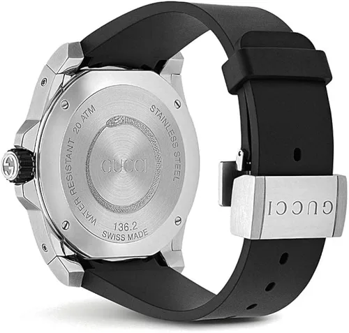 Vista 2 de Gucci Reloj de acero inoxidable de buceo YA136217 Reloj de buceo