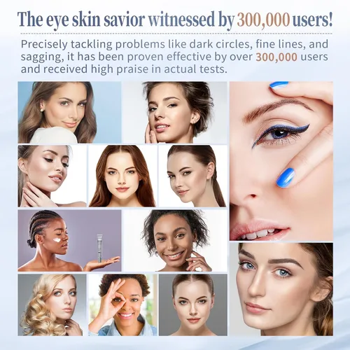 Vista 14 de Crema para debajo de los ojos con retinol – Crema antienvejecimiento para ojeras, hinchazón, arrugas, reduce las bolsas de ojos, líneas finas