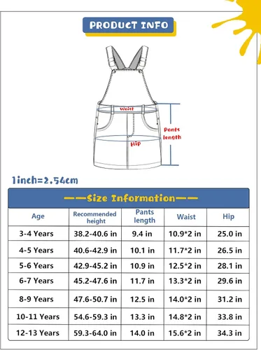 Vista 7 de KIDSCOOL SPACE Vestido de mezclilla para niñas, suéter de jeans rasgados