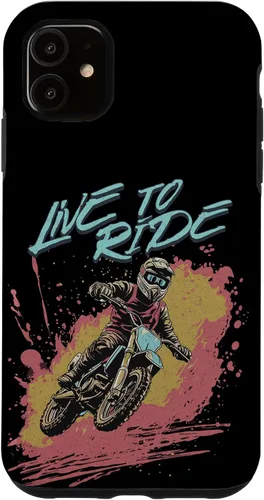 Vista 8 de Live to Ride Dirt Bike Motocross Racing Motorcycle Riding Case for iPhone 16