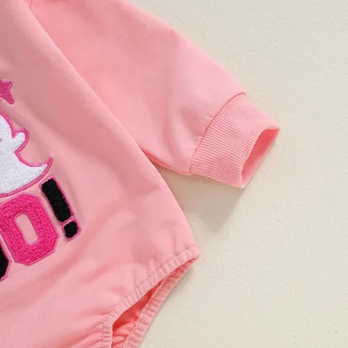 Vista 132 de Adobabirl Traje de Halloween para bebé, sudadera de fantasma, calabaza, mameluco, suéter de gran tamaño, lindo para otoño e invierno