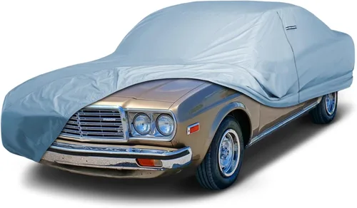 Vista 42 de iCarCover Funda de automóvil personalizada para Mazda 1200 (1970), impermeable, para todo tipo de clima, lluvia, nieve, UV, protector solar
