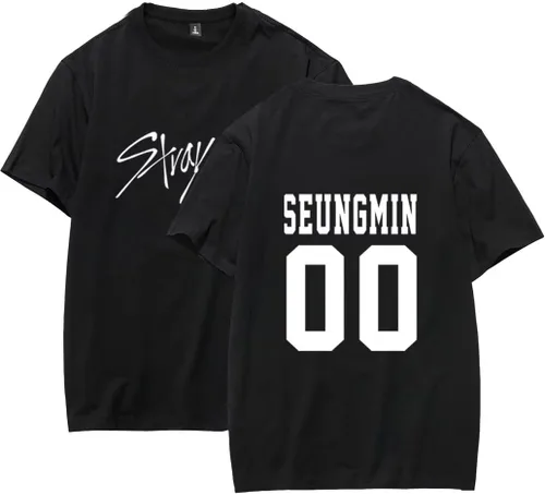 Vista 10 de JUNG KOOK SKZ Apoyo Camiseta Skz Merch Felix Bangchan Hyunjin Changbin Jeongin Jisung Leeknow Seungmin Camiseta Playera Tops