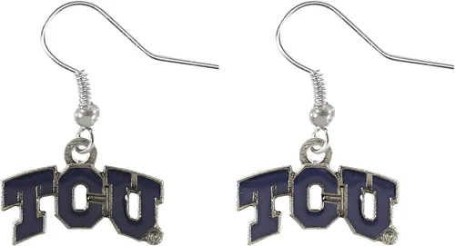 Vista 3 de aminco NCAA Pendientes colgantes con logo de la NCAA para adultos unisex
