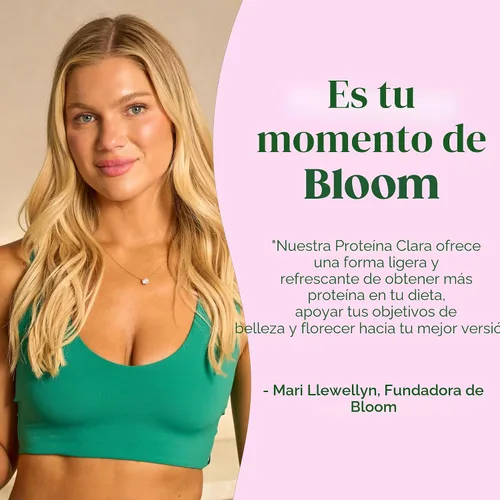 Vista 6 de Bloom Nutrition Proteína de suero transparente, limonada de frambuesa, 10