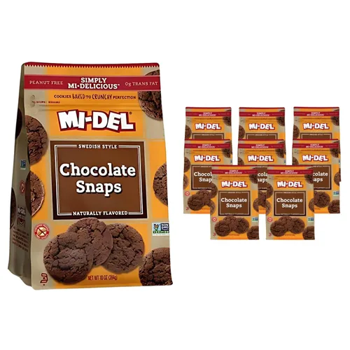 Vista 10 de Mi-Del Galleta crujiente de chocolate - Certificada sin OMG, Galletas sin gluten con 0g de grasa trans (Paquete de 1)