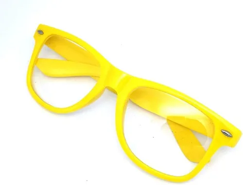 Vista 6 de Art+Social Gafas nerd con lentes transparentes (paquete de 10 o 20) Monturas negras o multicolores, a partir de 12 años, sin receta, unisex