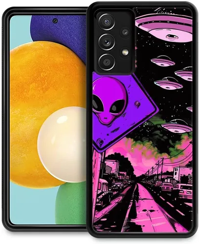 Vista 17 de CARLOCA Funda compatible con Samsung Galaxy A32 5G, increíble diseño de patrón de luz espacial nebulosa para niñas y niños, a prueba de golpes