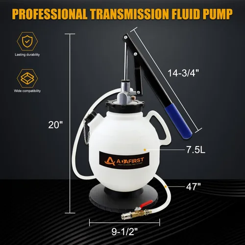 Vista 2 de Juego de herramientas manuales de reabastecimiento y transferencia de aceite ATF para bomba de líquido de transmisión automática, 7.5L con 15