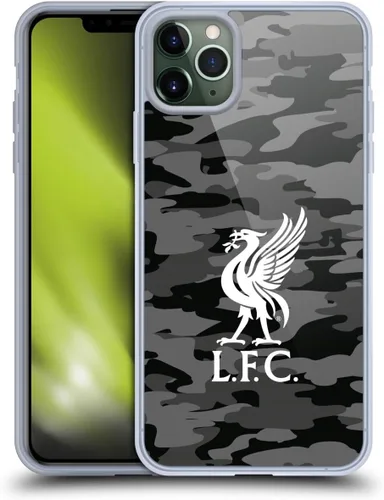 Vista 72 de Head Case Designs Funda de gel con licencia oficial del Liverpool Football Club Away Colourways Crest Camou [protección de grado militar] compatible
