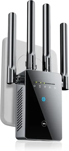 Vista 10 de Amplificador de señal WiFi Extender, WiFi Booster y amplificador de señal glossy white