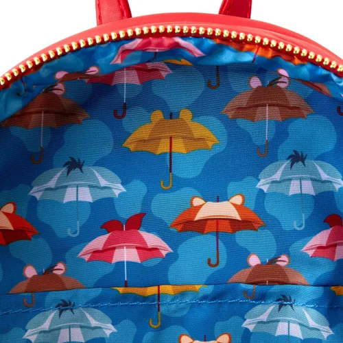 Vista 6 de Loungefly Winnie the Pooh Rainy Day - Bolsa de hombro con doble correa