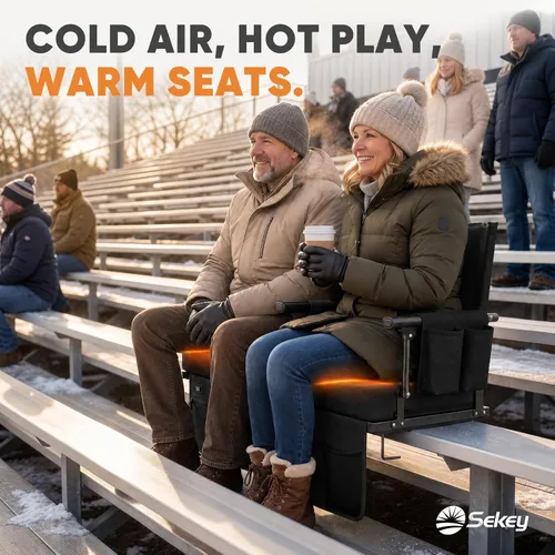 Vista 7 de Sekey Stadium Seats with Back Support & Arm Rest