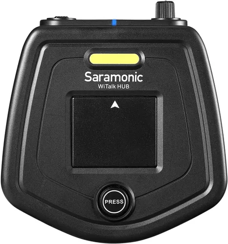 Vista 12 de Saramonic WiTalk-WT2D Full Duplex Wireless Intercom Headset System para 2 Personas 1.9GHz Comunicación Intercomunicador Auriculares con Estuche