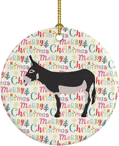 Vista 113 de Caroline's Treasures Adorno de cerámica de avestruz común para árbol de Navidad, decoración colgante para el hogar, Navidad, vacaciones, fiesta