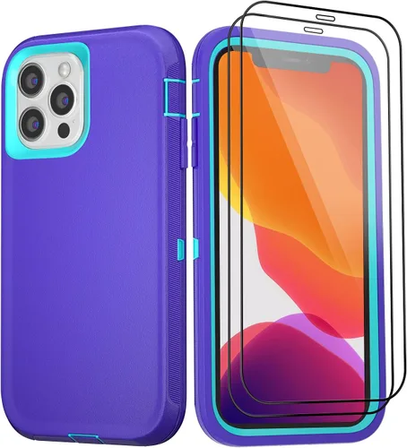 Vista 20 de Funda para iPhone 11 con Clip para Cinturón, Soporte y 2 Protectores de Pantalla, Protección Completa Resistente, Funda a Prueba de Golpes y Caídas