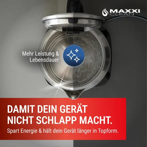 Vista 7 de Maxxi Clean 2 x 750 ml Universal Descaler Concentrate for Coffee Machines and Fully Automatic Coffee Machines of All Types for 12 Descaling
