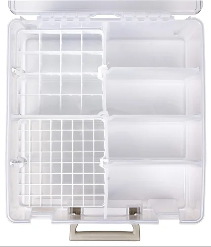 Vista 35 de ArtBin 6993SP Super Satchel Double Deep con bandeja de accesorios para manualidades en papel, transparente, 1 bolsa y 1 bandeja