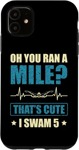 Vista 8 de Funny Swimmer I Swam 5 Hilarious Swimming Case for iPhone 16