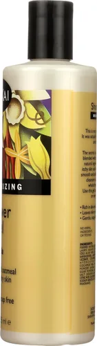 Vista 6 de ShiKai Gel de ducha hidratante diario (vainilla, 12 onzas) Con aloe vera hidratante y avena Gel de baño perfumado para aliviar la piel seca