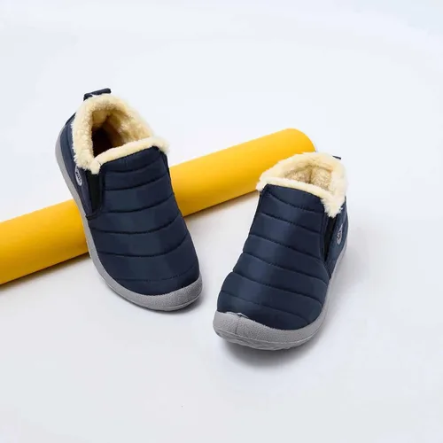 Vista 7 de Botas de nieve para mujer, impermeables, talla 12, botas de invierno para mujer, lindas botas de nieve peludas para mujer, botas de nieve