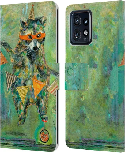 Vista 11 de Head Case Designs Officially Licensed Wyanne Quiet Creative Animals 2 Leather Book Wallet Case Cover Compatible with Motorola Moto Edge 40 Pro