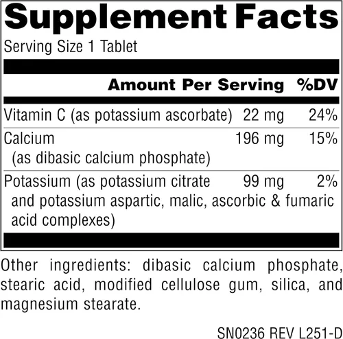 Vista 2 de Source Naturals Ultra Potasio 99 mg mantiene la función muscular y nerviosa - Suplemento dietético - 200 Tabletas Maintains Muscle & Nerve