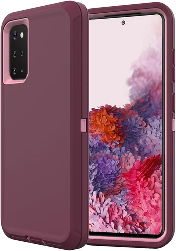 Vista 35 de Gurible - Funda para Samsung Galaxy S21 Plus, protección resistente de 3 capas, a prueba de golpes, a prueba de polvo, antiarañazos, con cubierta