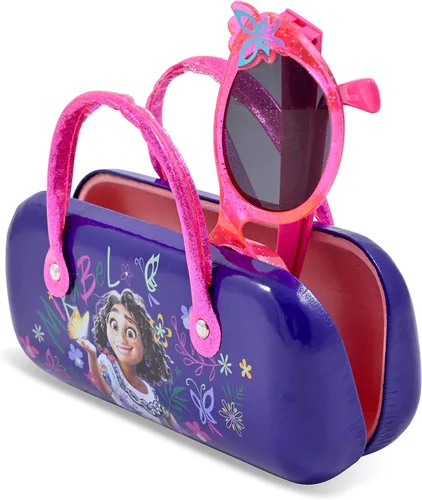 Vista 3 de Disney Encanto - Gafas de sol para niñas con estuche a juego Lindas gafas de sol para niñas
