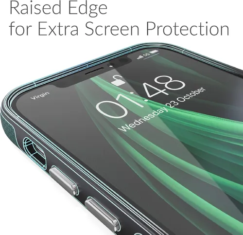 Vista 7 de Crave Funda para iPhone 12, iPhone 12 Pro, funda de protección dual para iPhone 12/12 Pro (6.1 pulgadas), color verde bosque