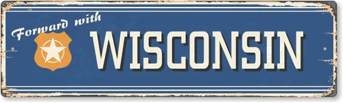 Vista 42 de SmartSign Letrero de Metal Vintage del Estado de Alabama de 4 x 14 pulgadas "Welcome To Heart Of Dixie", Aluminio Antioxidante de 40 mil