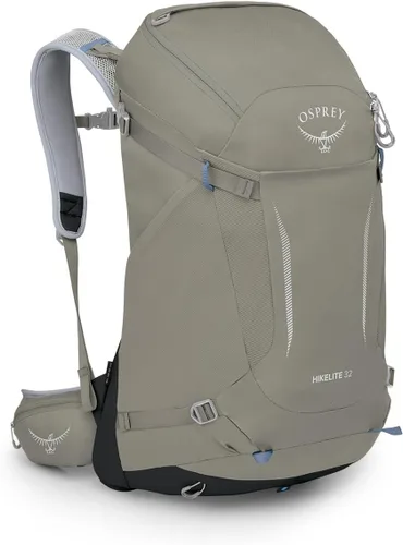 Vista 15 de Osprey Hikelite 32L Mochila ligera para senderismo - Mochila de viaje plegable y duradera con funda para lluvia para hombres y mujeres, Azul Atlas