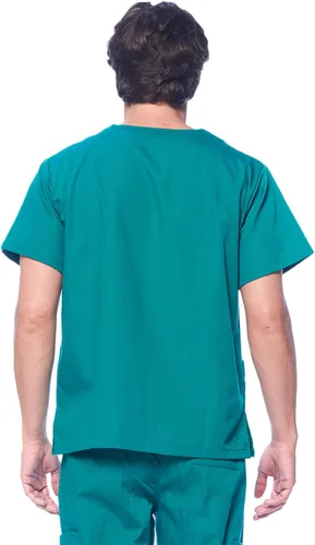 Vista 5 de Dagacci - Uniforme médico para mujeres y hombres, camisas médicas