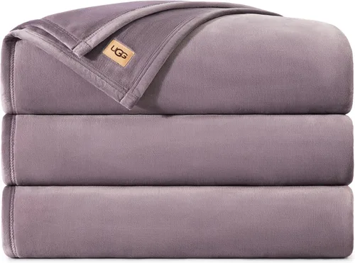 Vista 13 de UGG Coco - Manta acogedora para sofá y cama, 50 x 70 pulgadas, color negro (tinta)