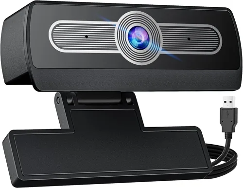 Vista 9 de Cámara web 2K para PC - Cámara de computadora 2K Ultra HD con enfoque automático PDAF, micrófono con cancelación de ruido AI, Plug & Play USB, FOV