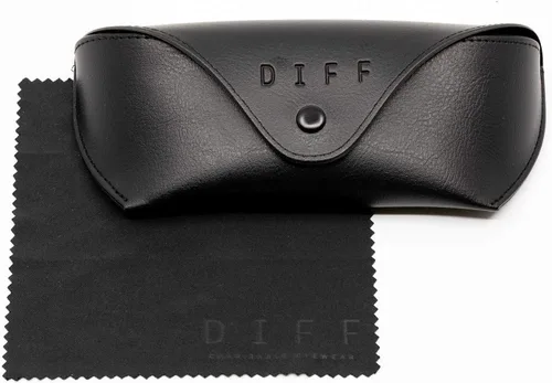 Vista 6 de DIFF Sawyer - Gafas redondas de gran tamaño con bloqueo de luz azul para computadora para hombres y mujeres