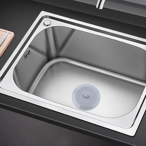 Vista 5 de Vaincre 2 piezas de tapón de drenaje de bañera - 5" de silicona para cocina y baño, tapón de agua para cabello y ducha, tapón de drenaje de bañera