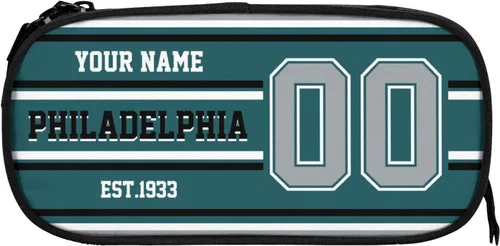 Vista 36 de Estuche de lápices personalizado Arizona con número de nombre, caja de lápices personalizada estilo fútbol, estuche de bolígrafo personalizado
