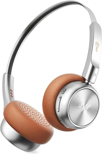 Vista 11 de iKF R1 - Auriculares Bluetooth inalámbricos retro, 60 horas de reproducción, ajuste cómodo 38ms Low Latency, Multipoint Connect, Built-in Mic, App