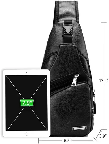 Vista 2 de PHABULS Backpack Sling Bag for men