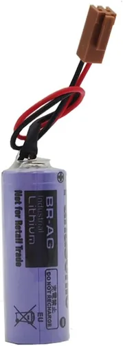 Vista 5 de RUNAAJA BR-AG - Batería de litio no recargable de 3 V, 1800 mAh, repuesto para batería BR-AG con enchufe marrón