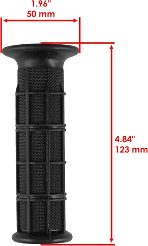 Vista 2 de Caltric 2 empuñaduras de manillar compatibles con Yamaha Grizzly 700 YFM700 Ducks Hunter Se 2007 2008 2009 2010 2011