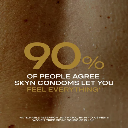 Vista 9 de SKYN Elite - Preservativos grandes – 36 unidades – Condones ultrafinos, lubricados sin látex, más largos y anchos para un ajuste más cómodo
